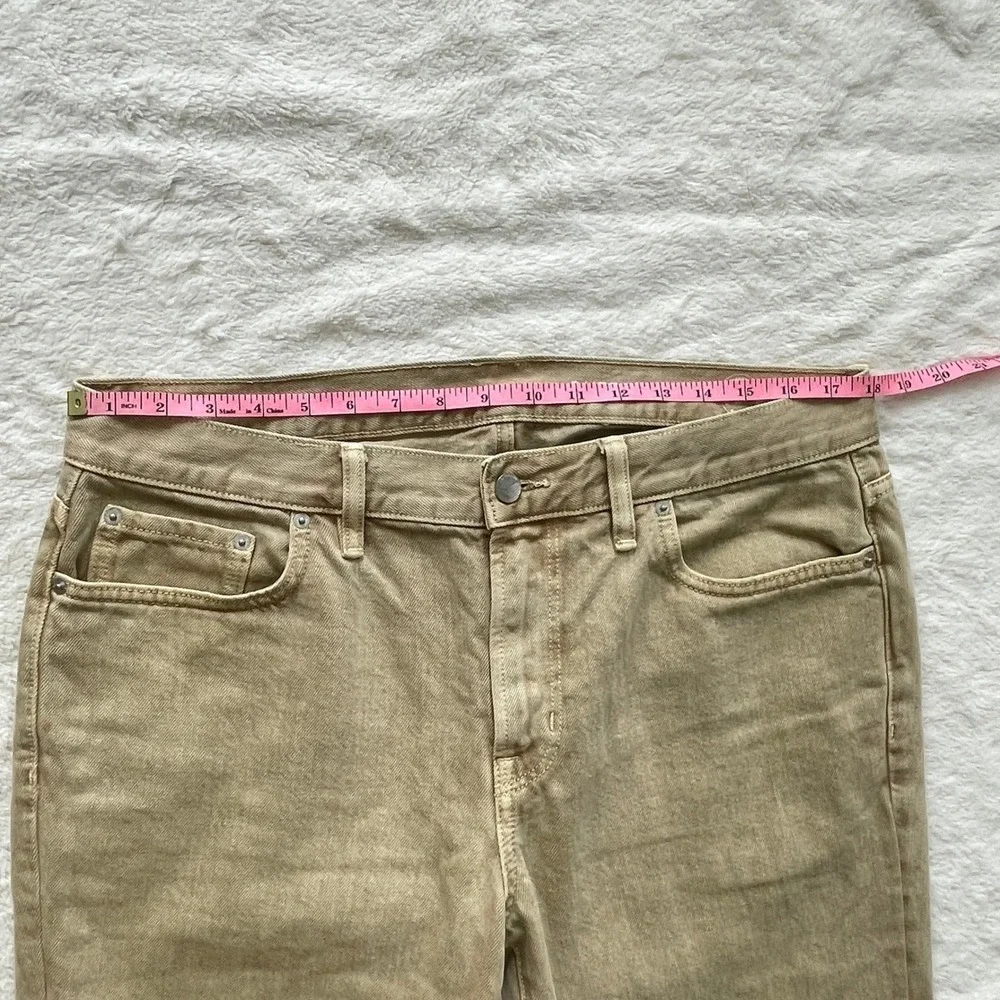 Outerknown SEA Jeans Drifter Tapered Fit‎ Beige Tan Organic Cotton Pants 33x30